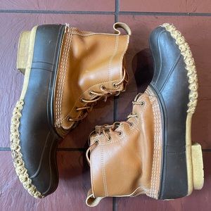 LL Bean Duck Bean Boots Made In Maine Size 12 Mens